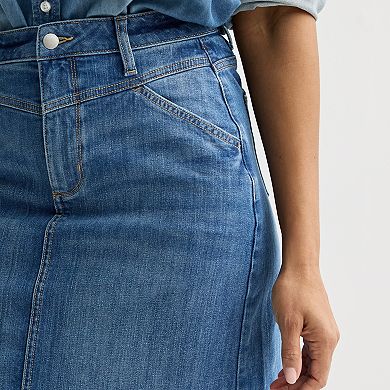 Women's Sonoma Goods For Life® Release Hem Denim Skirt