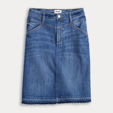 Women's Sonoma Goods For Life® Release Hem Denim Skirt