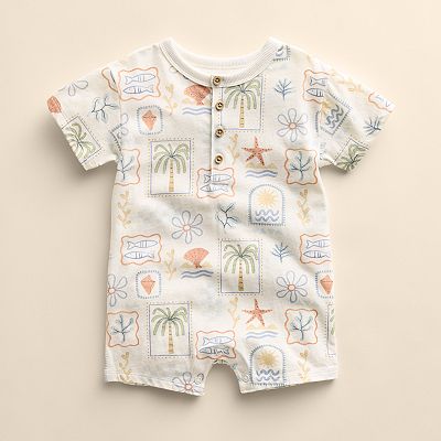 Baby Boy Little Co. By Lauren Conrad Organic Henley Romper