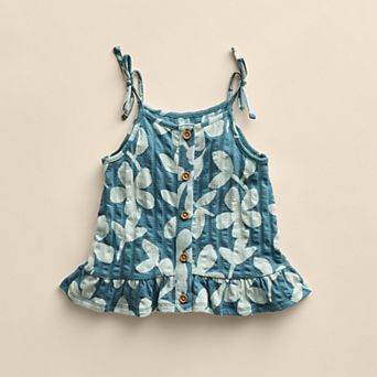 Baby & Toddler Little Co. By Lauren Conrad Organic Button Down Bow Tank