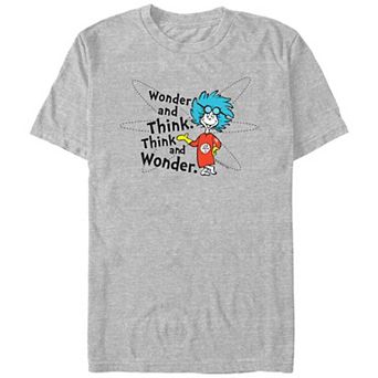 Men's Dr. Seuss Wonder And Think Graphic Tee