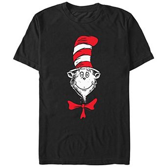 Men's Dr. Seuss The Cat In The Hat Face Graphic Tee