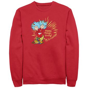 Men's Dr. Seuss Happy Things-Giving! Graphic Fleece