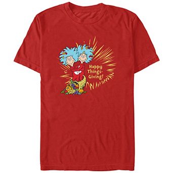 Men's Dr. Seuss Happy Things-Giving! Graphic Tee