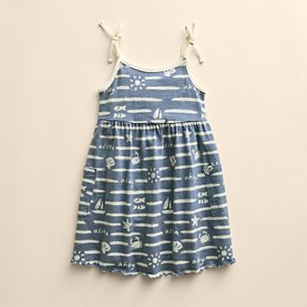 Baby & Toddler Girl Little Co. By Lauren Conrad Organic Bow Pocket Dress
