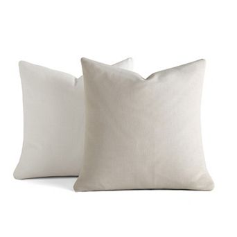 Home Collection 2-Pack Cotton Stonewash Solid Decor Throw Pillows