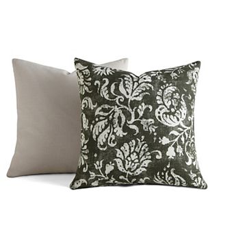 Home Collection 2-Pack Cotton Stonewash Slub Decor Throw Pillows