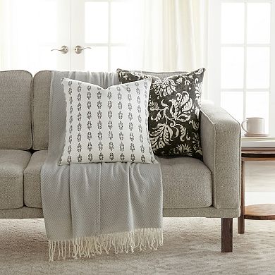 Home Collection 2-Pack Cotton Slub Decor Throw Pillows