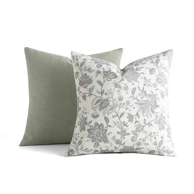 ienjoy Home 2 Pack Cotton Slub Decor Throw Pillows in Jacobean