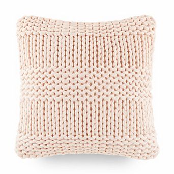 Home Collection Chunky Knit Acrylic Decor Throw Pillow