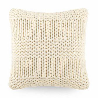 Home Collection Chunky Knit Acrylic Decor Throw Pillow