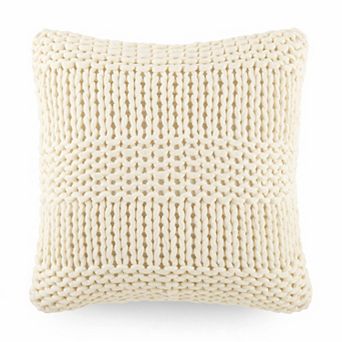 Home Collection Chunky Knit Acrylic Decor Throw Pillow