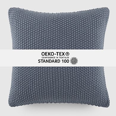 Home Collection Seed Stitch Knit Decor Throw Pillow