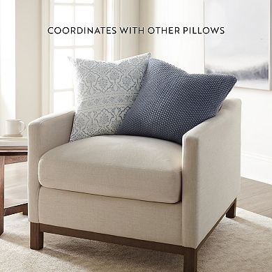 Home Collection Seed Stitch Knit Decor Throw Pillow