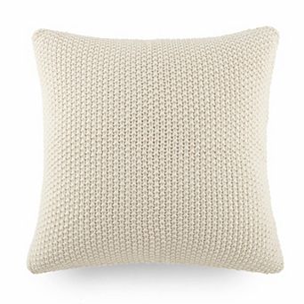 Home Collection Seed Stitch Knit Decor Throw Pillow