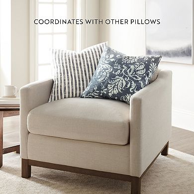 Home Collection Yarn-Dyed Cotton Decor Throw Pillow