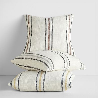 Home Collection Yarn-Dyed Cotton Decor Throw Pillow