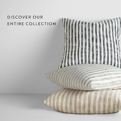Home Collection Yarn-Dyed Cotton Decor Throw Pillow