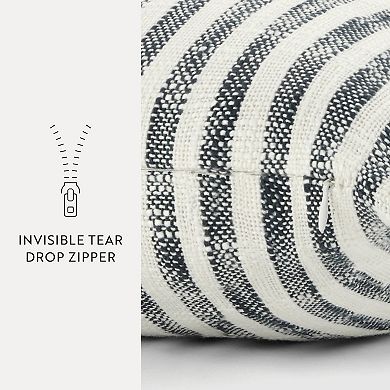 Home Collection Yarn-Dyed Cotton Decor Throw Pillow