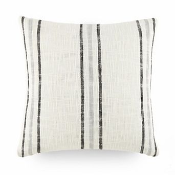 Home Collection Yarn-Dyed Cotton Decor Throw Pillow