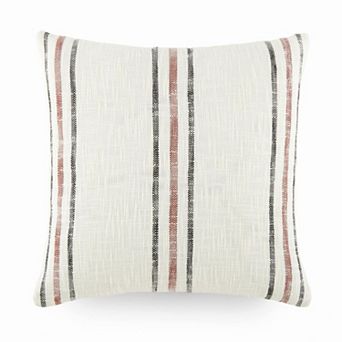 Home Collection Yarn-Dyed Cotton Decor Throw Pillow