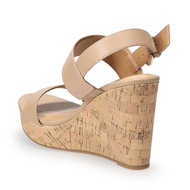 LC Lauren Conrad Samona Women's Wedge Sandals