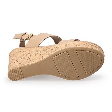 LC Lauren Conrad Samona Women's Wedge Sandals
