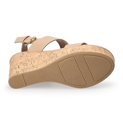 LC Lauren Conrad Samona Women's Wedge Sandals