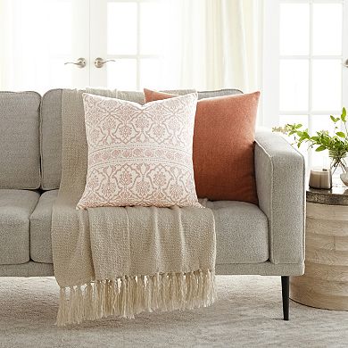 Home Collection Elegant Pattern Cotton Decor Throw Pillow