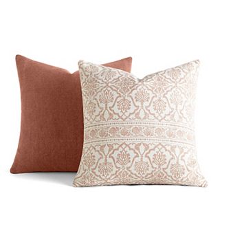 Home Collection 2-Pack Cotton Slub Decor Throw Pillows