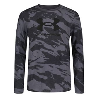Boys 8-20 Under Armour Brushed Camo Long Sleeve Tee