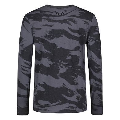 Boys 8-20 Under Armour Brushed Camo Long Sleeve Tee