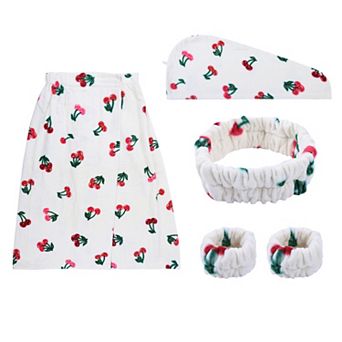 Plus Size The Big One® 5 pc Printed Bath Wrap Set