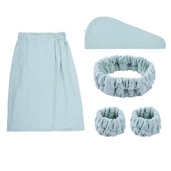 Plus Size The Big One® 5 pc Printed Bath Wrap Set