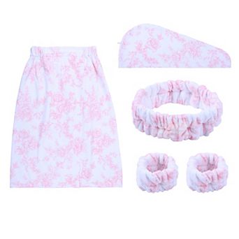 Plus Size The Big One® 5 pc Printed Bath Wrap Set