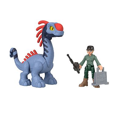 IMAGINEXT Jurassic World Rebirth Set with 6 Action Figures and Launcher