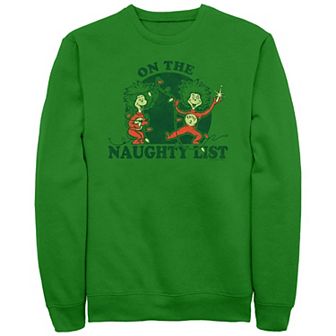 Men's Dr. Seuss On The Naughty List Graphic Fleece