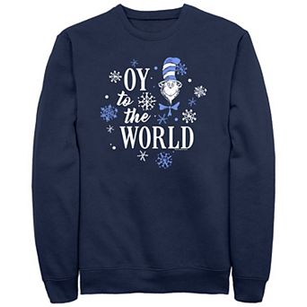 Men's Dr. Seuss Oy To The World Graphic Fleece