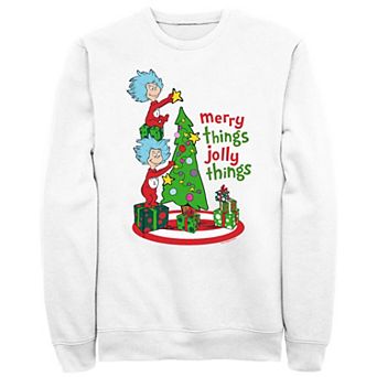 Men's Dr. Seuss Merry Things Jolly Things Graphic Fleece