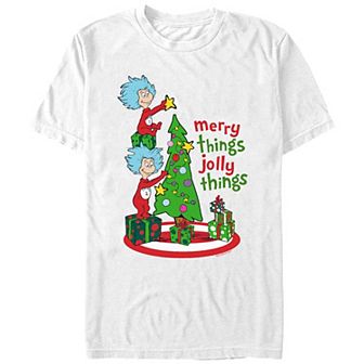 Men's Dr. Seuss Merry Things Jolly Things Graphic Tee