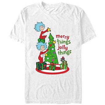 Men's Dr. Seuss Merry Things Jolly Things Graphic Tee