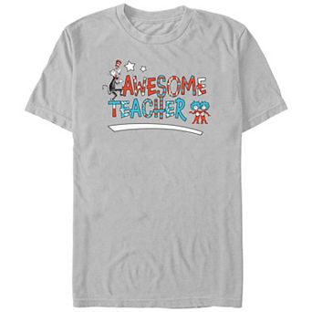 Men's Dr. Seuss Awesome Teacher Graphic Tee