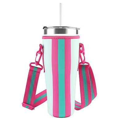 Tumbler Koozie with Strap