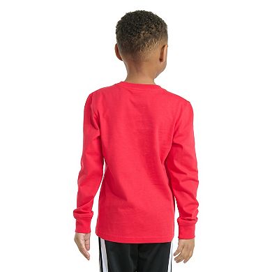 Boys 4-7 adidas Halftone Camo Graphic Long Sleeve Tee