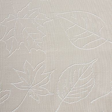 Laura Ashley Maple Taupe Raised Woven Tablecloth