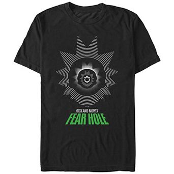 Men's Rick And Morty Fear Hole Graphic Tee