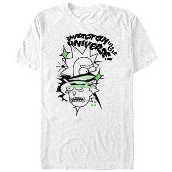 Men's Rick And Morty Smartest Guy In The Universe Graphic Tee