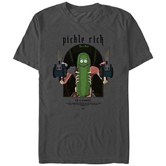 Men's Rick And Morty Pickle Rick Graphic Tee