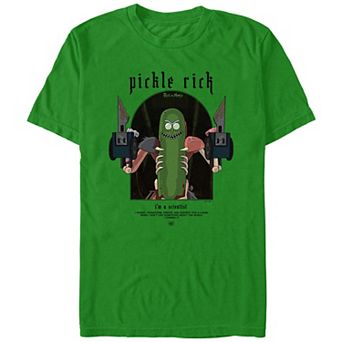 Men's Rick And Morty Pickle Rick Graphic Tee
