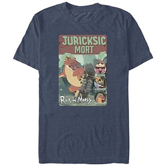 Men's Rick And Morty Jurassic Mort Graphic Tee